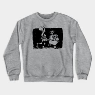 Wheelbarrow full of Pumpkins Crewneck Sweatshirt